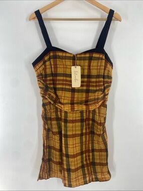 Let Me Be Yellow Mini Dress Size M NWT